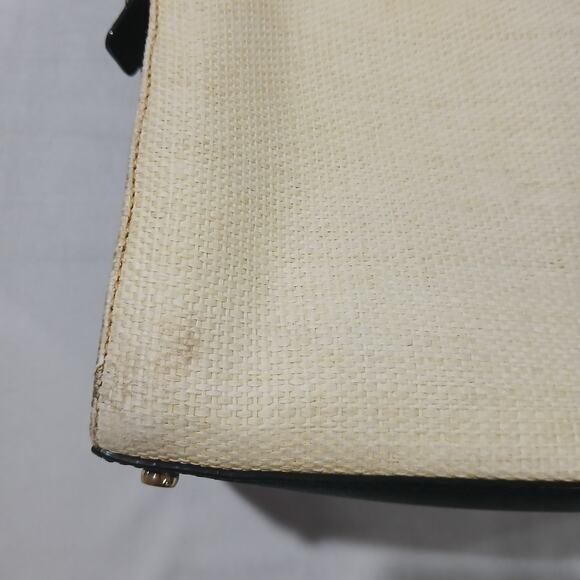 Kate Spade Handbag New York Cameron Street Shell Staci Straw Medium Tote Raffia - Picture 16 of 16